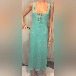 Billabong Aqua Ribbed Midi Dress